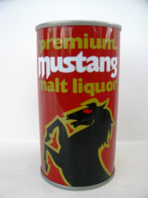 Mustang Malt Liquor - SS - enamel